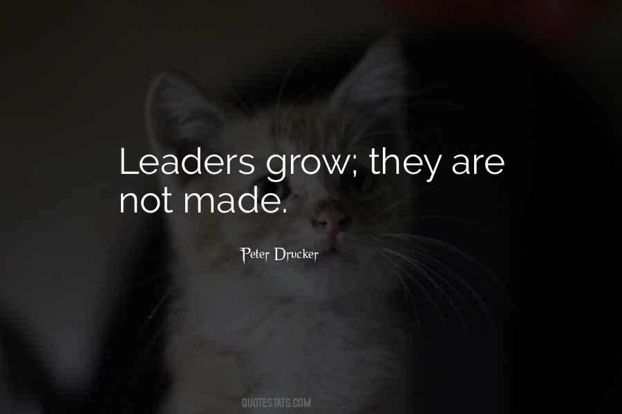 Leaders Are Made Quotes #33132