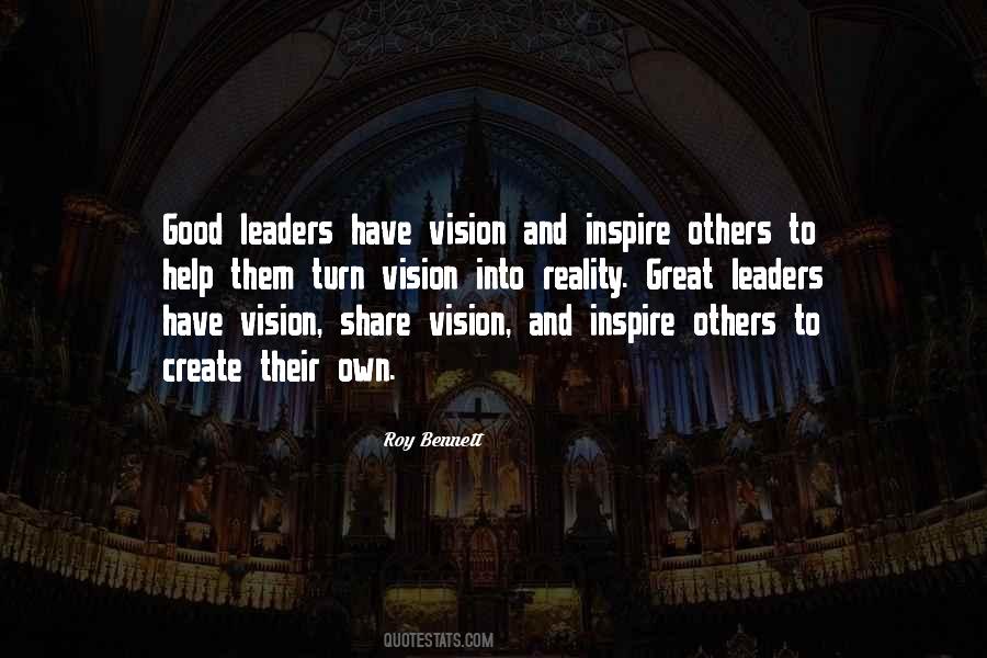 Leaders Inspire Others Quotes #1314234