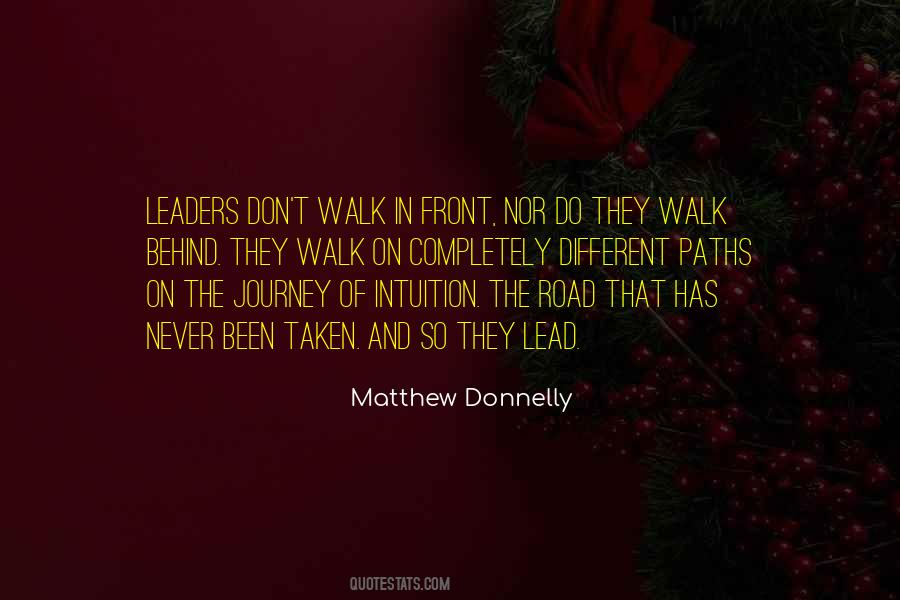 Leaders Lead From The Front Quotes #1453176