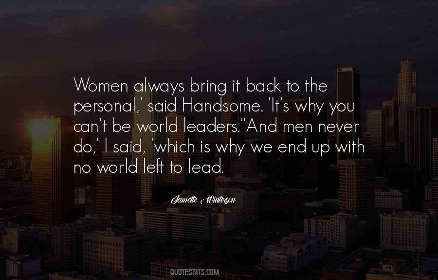 Leaders Lead Quotes #446932