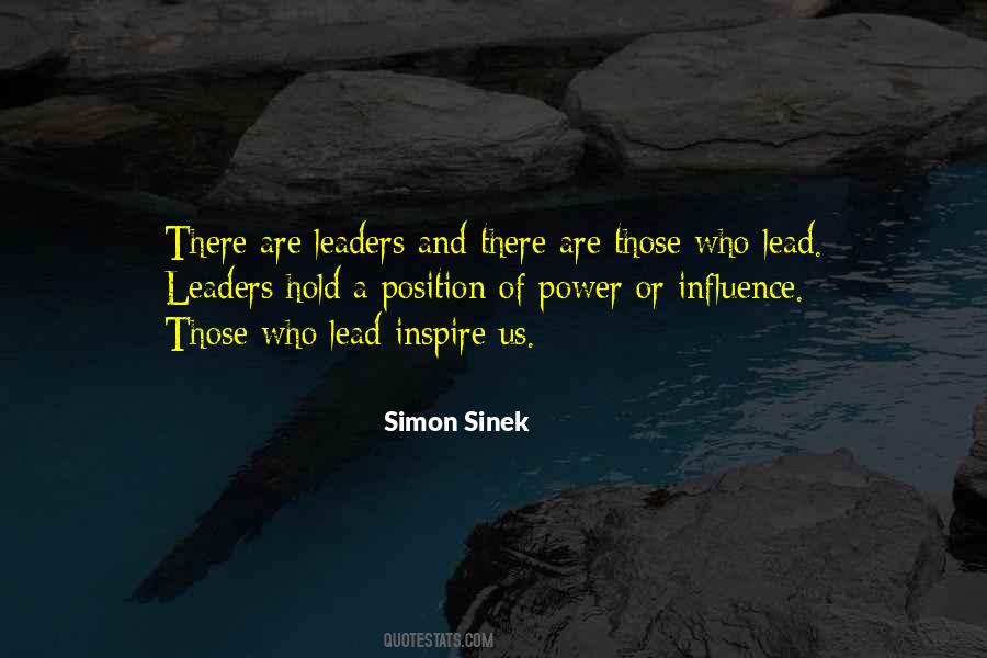 Leaders Lead Quotes #514503
