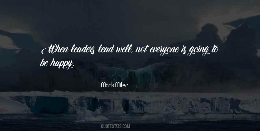 Leaders Lead Quotes #868074