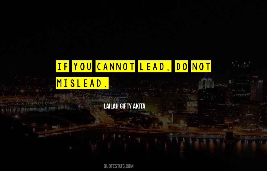 Leaders Lead Quotes #949525