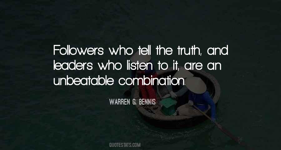 Leaders Not Followers Quotes #1120330