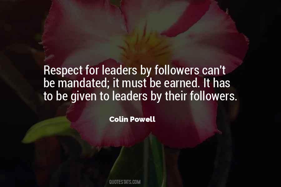 Leaders Not Followers Quotes #1457350