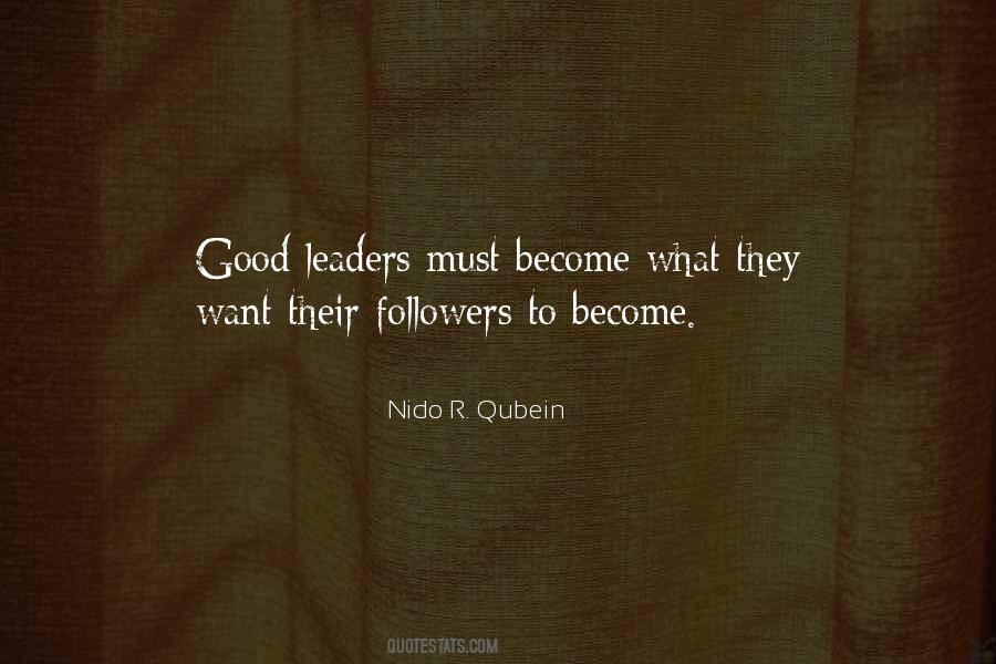 Leaders Not Followers Quotes #712908