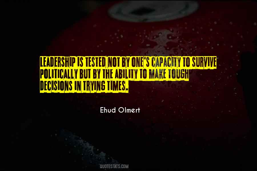 Leadership Ability Quotes #129612