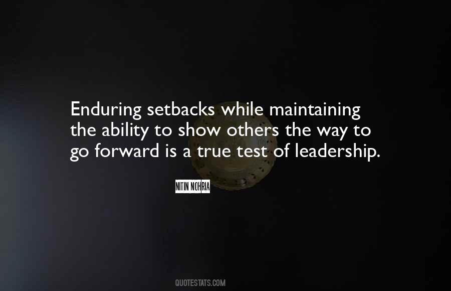 Leadership Ability Quotes #1462505