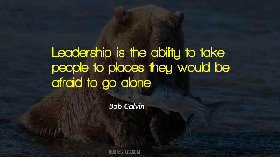 Leadership Ability Quotes #471858