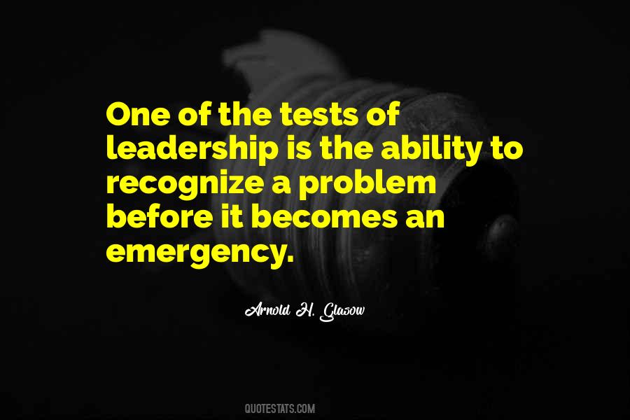 Leadership Ability Quotes #587184