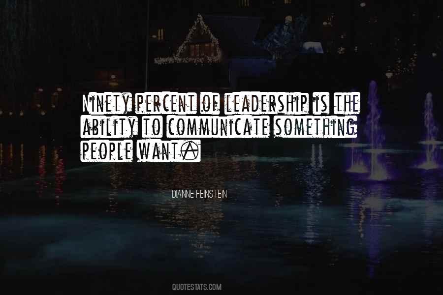 Leadership Ability Quotes #679587
