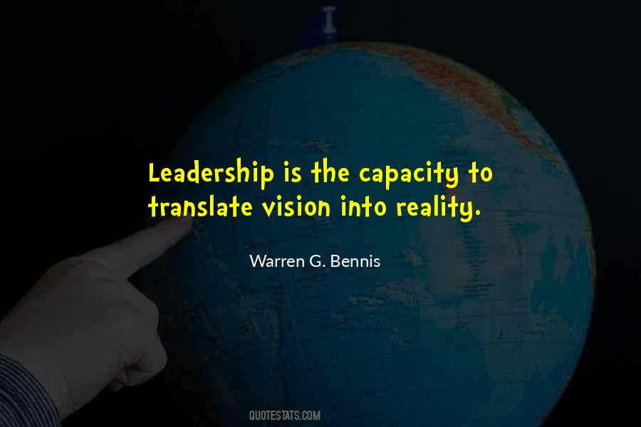 Leadership Capacity Quotes #1720830