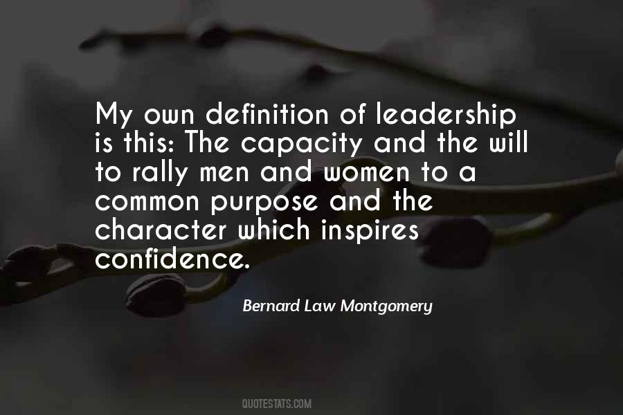 Leadership Character Quotes #116050