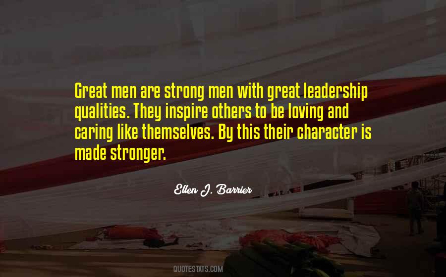 Leadership Character Quotes #146763