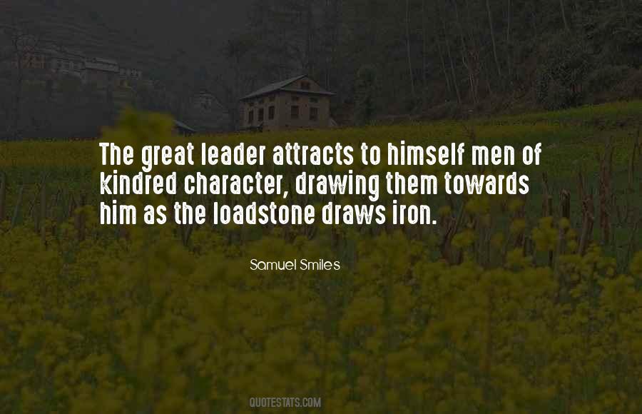 Leadership Character Quotes #83398