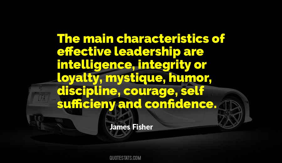 Leadership Characteristics Quotes #4259