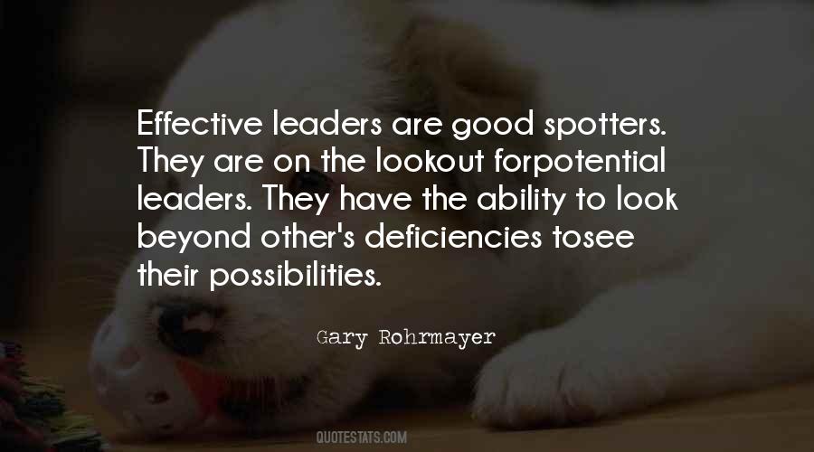 Leadership Characteristics Quotes #707128