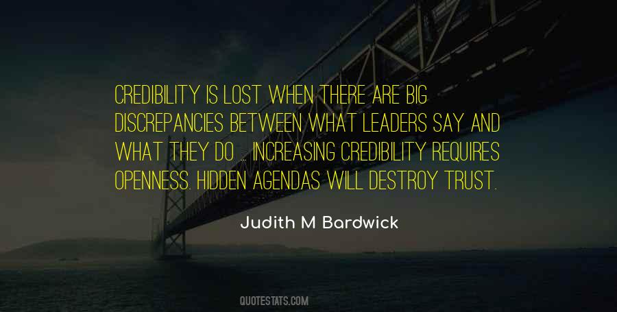 Leadership Credibility Quotes #1381143