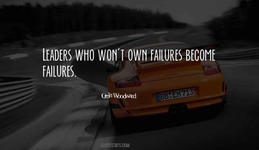 Leadership Failures Quotes #391629