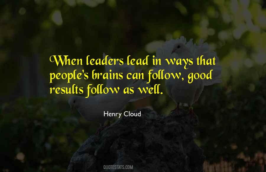 Leadership Follow Quotes #175854