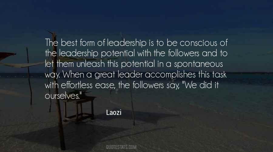 Leadership Followers Quotes #1305958