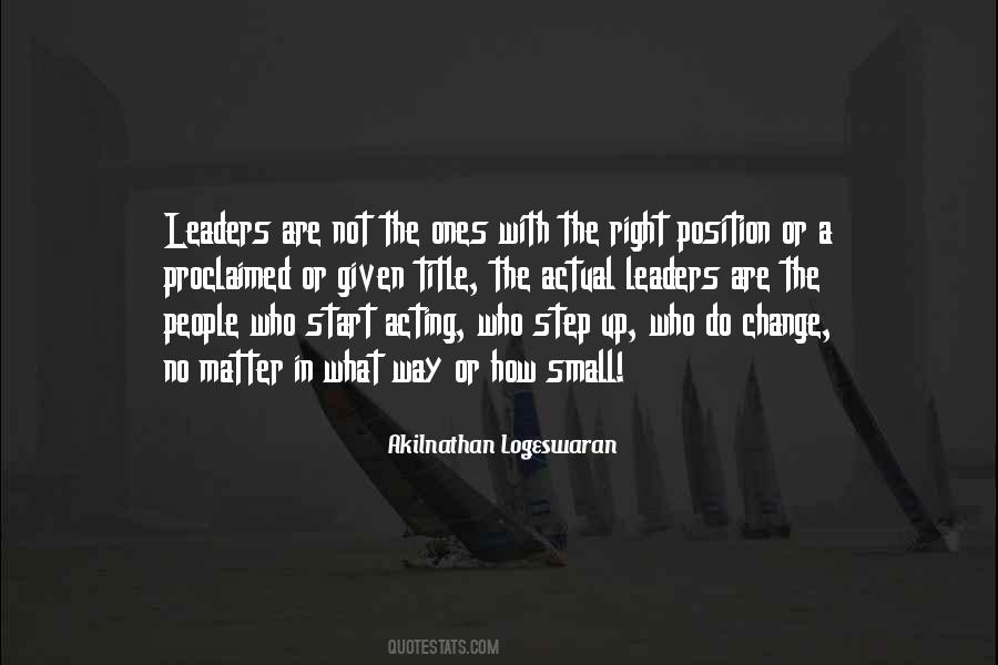 Leadership Impact Quotes #1075695