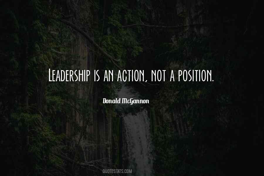 Leadership Is Not A Position Quotes #1675822