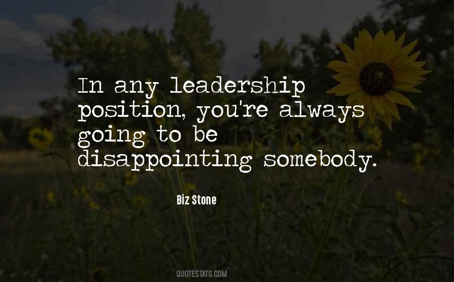Leadership Is Not A Position Quotes #752728