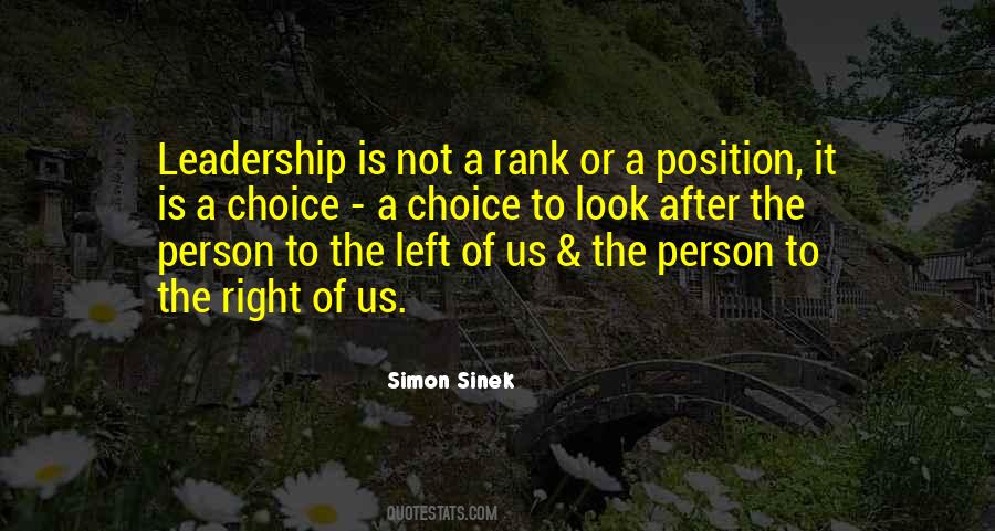 Leadership Position Quotes #1234541