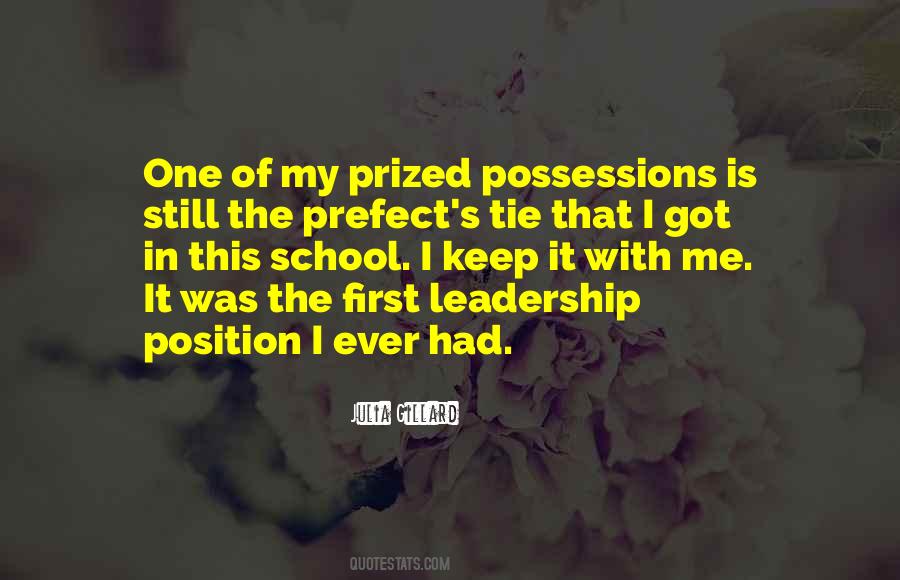 Leadership Position Quotes #1465231