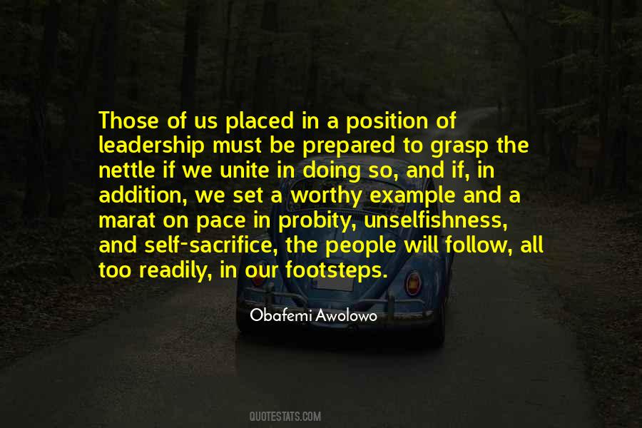 Leadership Position Quotes #152683