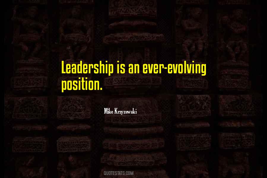 Leadership Position Quotes #1656701