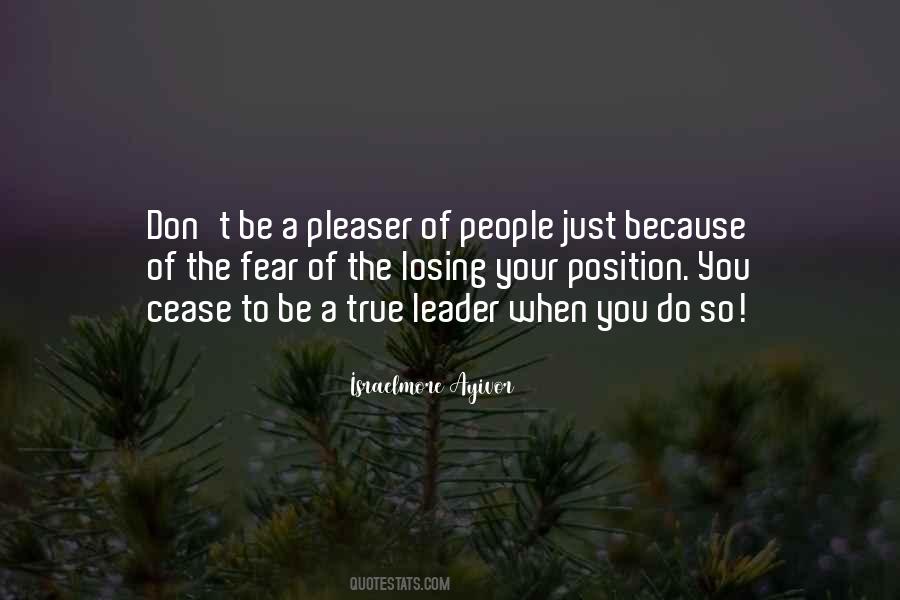 Leadership Position Quotes #272848