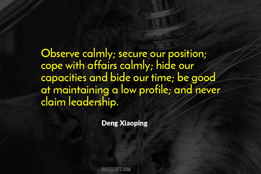 Leadership Position Quotes #373747