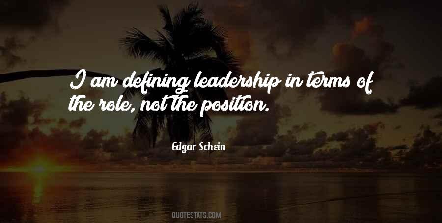 Leadership Position Quotes #937434