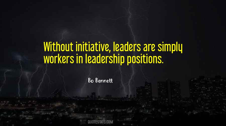 Leadership Positions Quotes #1417172