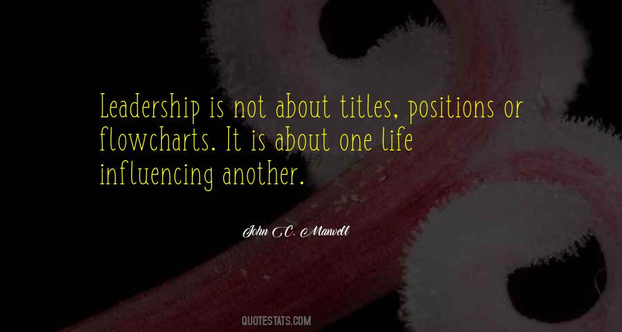 Leadership Positions Quotes #271732