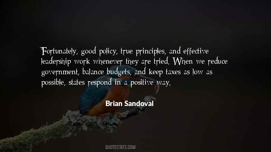 Leadership Principles Quotes #780013