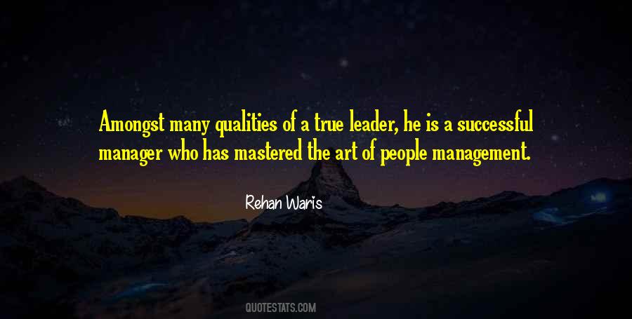 Leadership Qualities Quotes #1522913