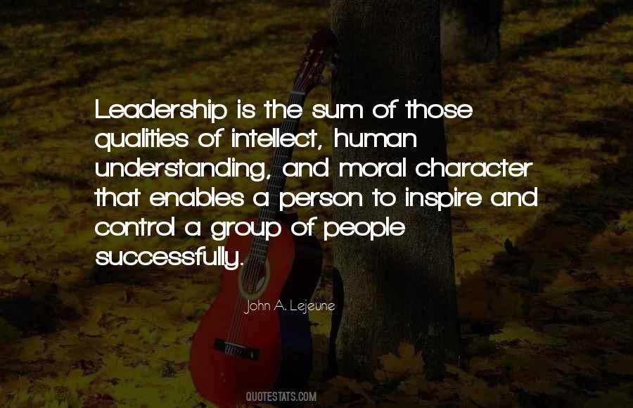 Leadership Qualities Quotes #623468