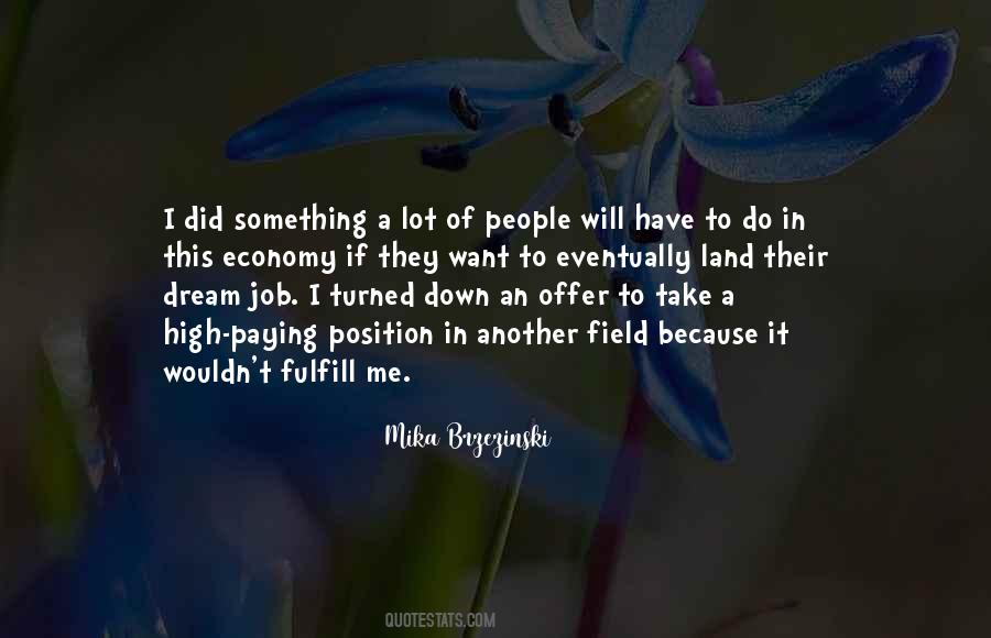 Quotes About Dream Job #78037