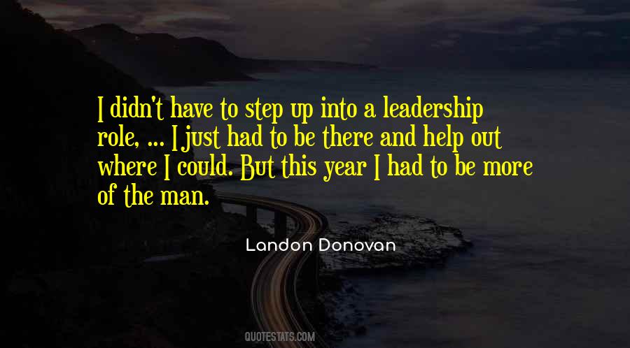 Leadership Role Quotes #1009449