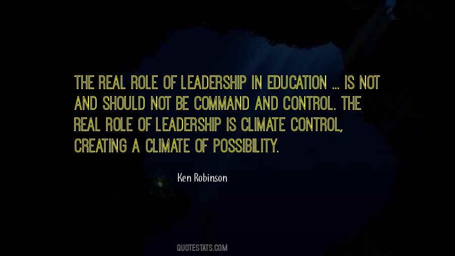 Leadership Role Quotes #1158627