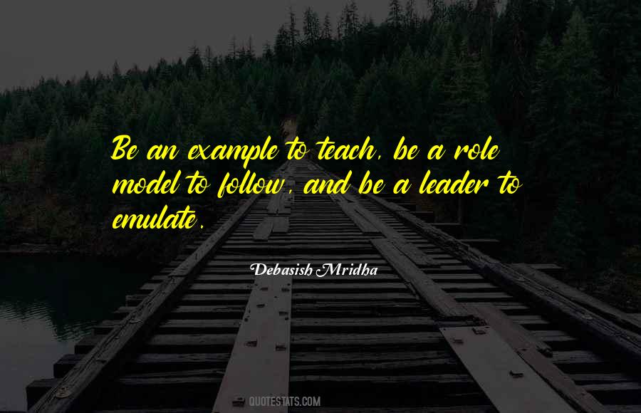 Leadership Role Quotes #1806311