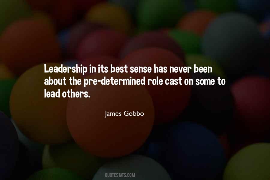 Leadership Role Quotes #734584