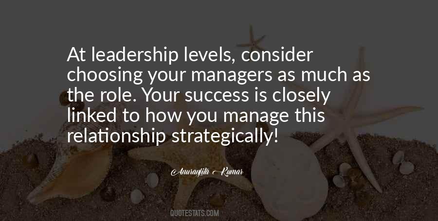 Leadership Role Quotes #743646