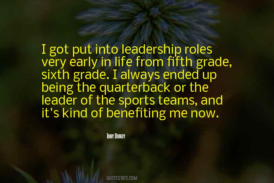 Leadership Roles Quotes #1651046