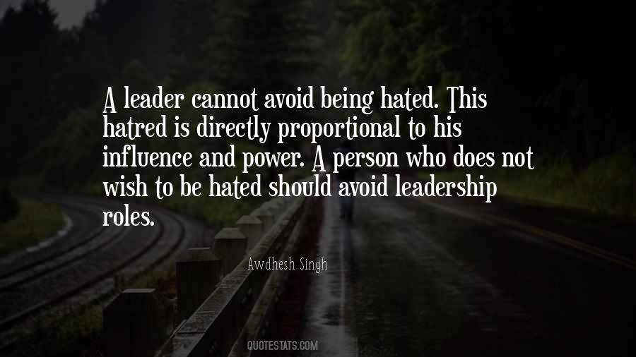 Leadership Roles Quotes #462359