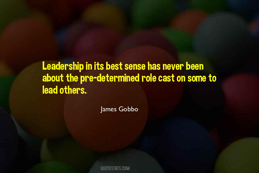 Leadership Roles Quotes #734584