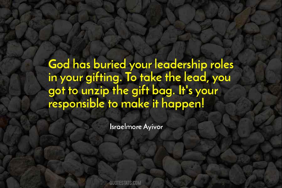 Leadership Roles Quotes #888750